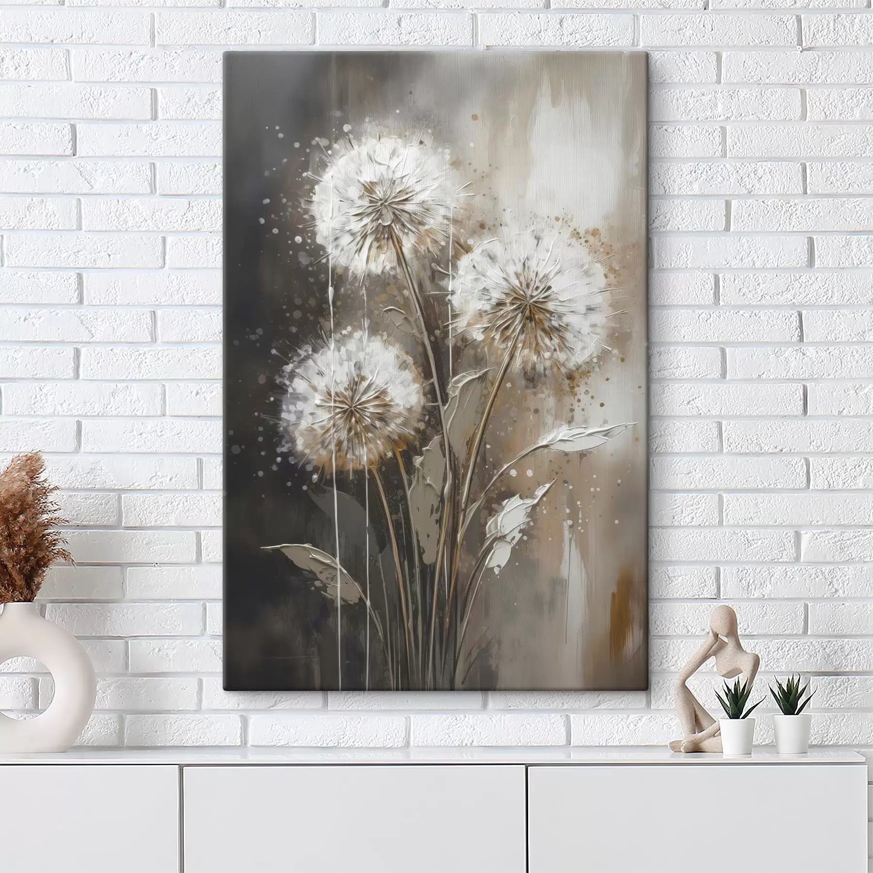 murales Dientes de león abstractos s45449