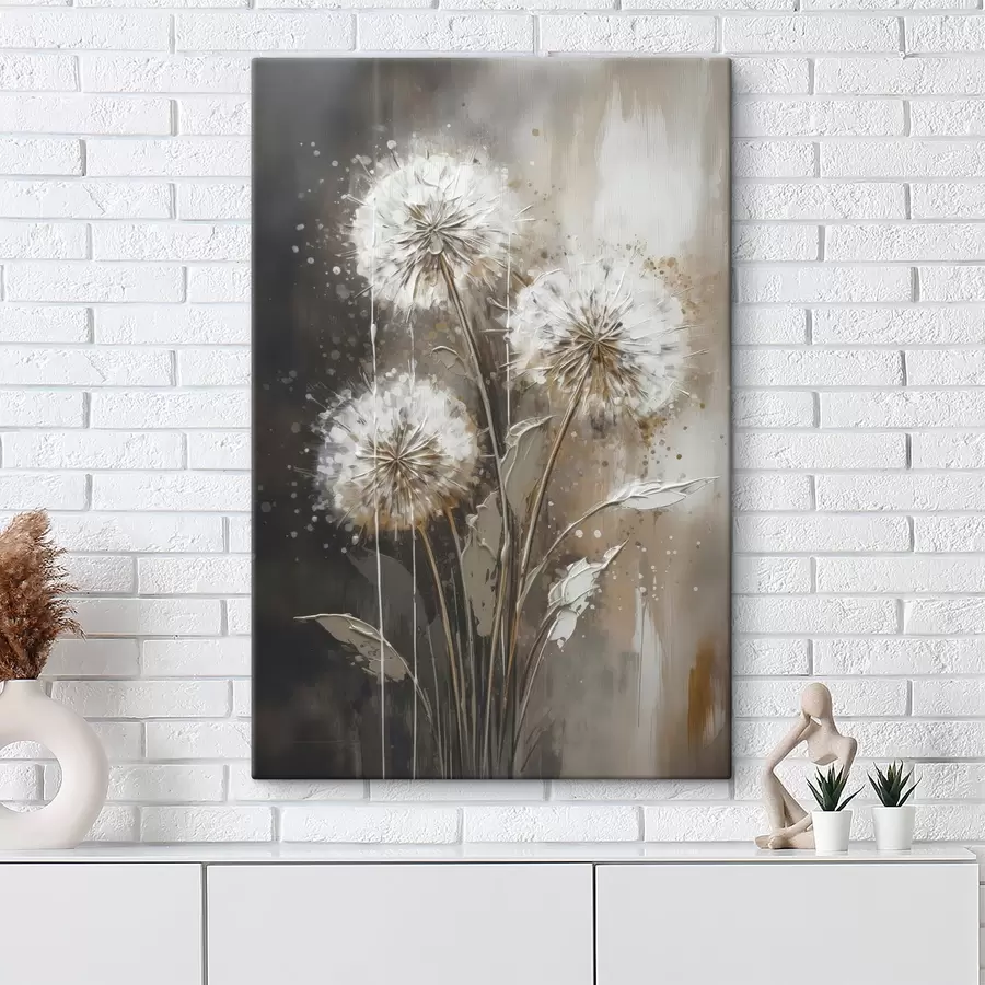 wall murals Abstract dandelions s45449