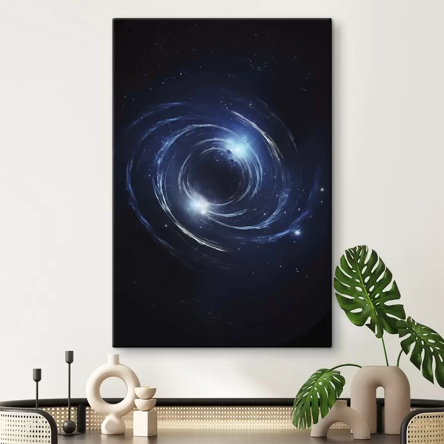 murales Vórtice espacial en el espacio profundo s45513
