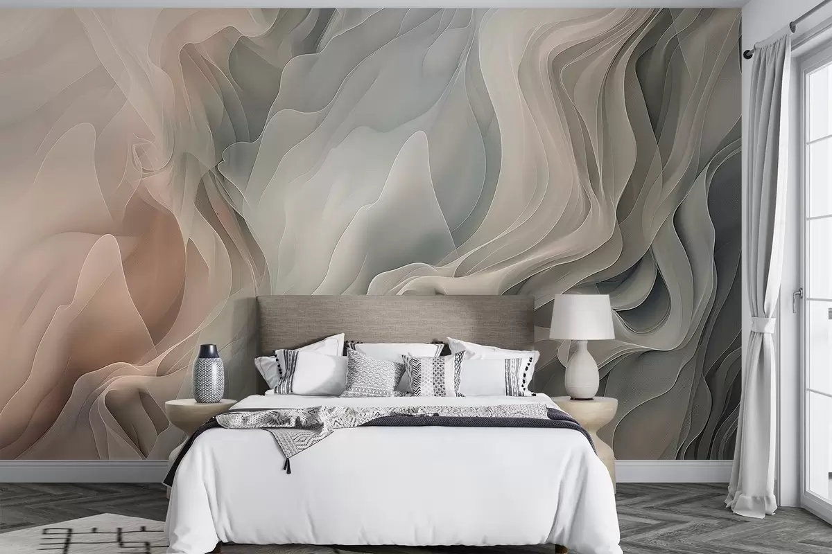 Wall Mural Photo Wallpaper Abstract waves w04450