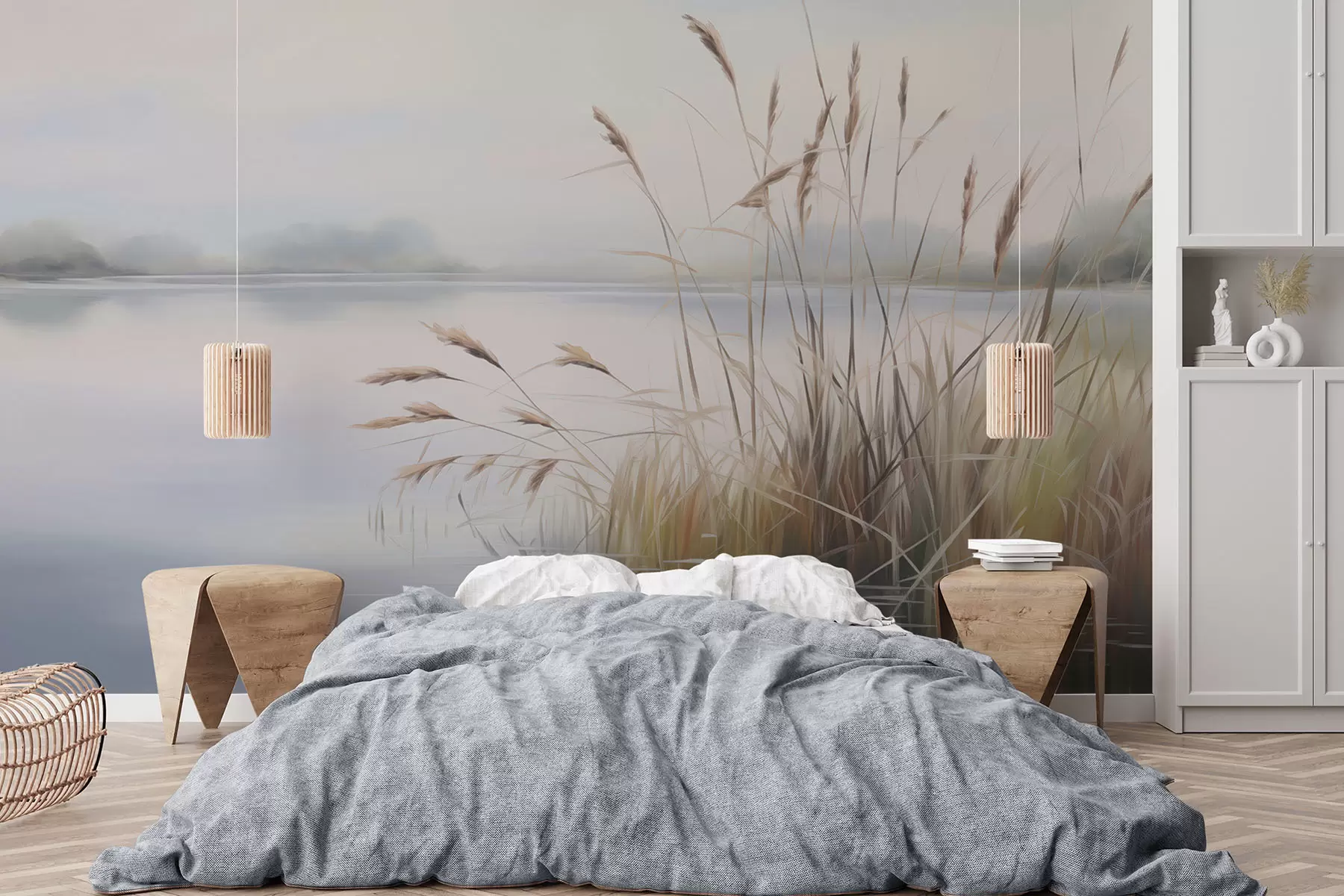 peintures murales Lac w04486