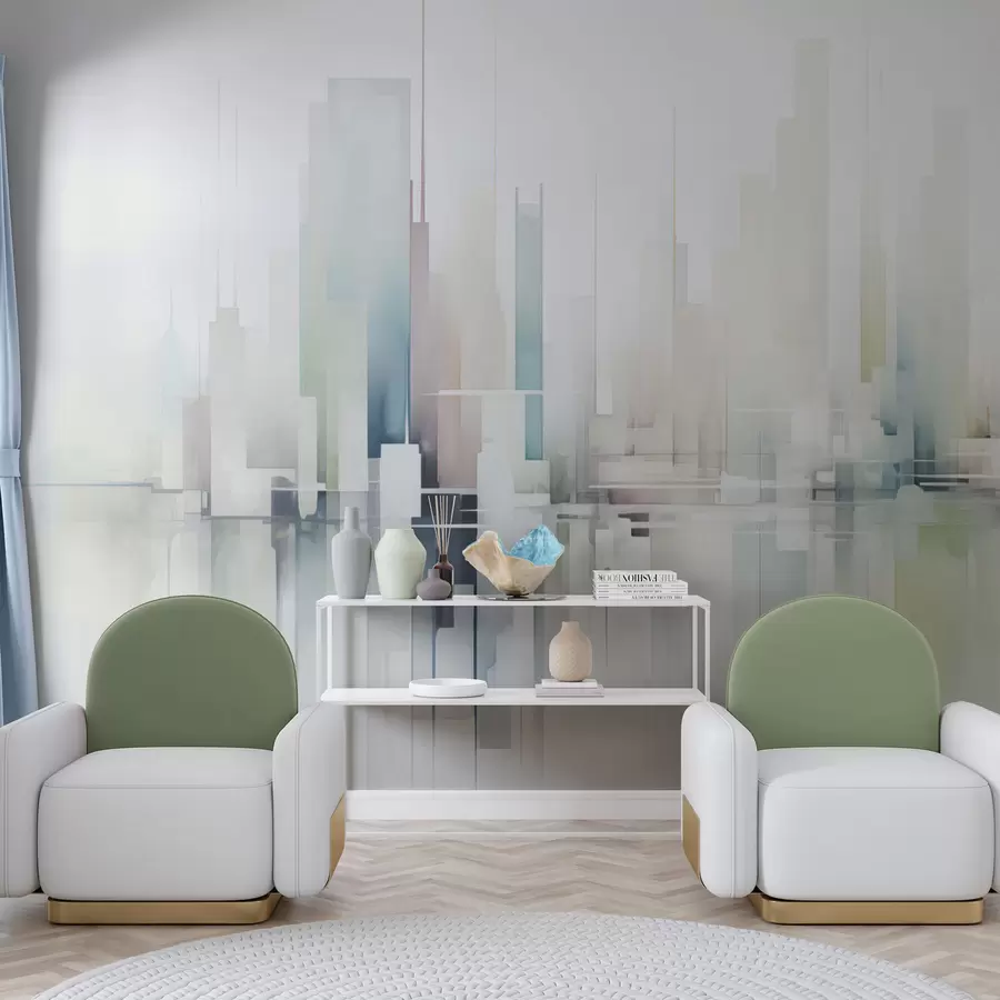 Wall Mural Photo Wallpaper Abstract city w04488