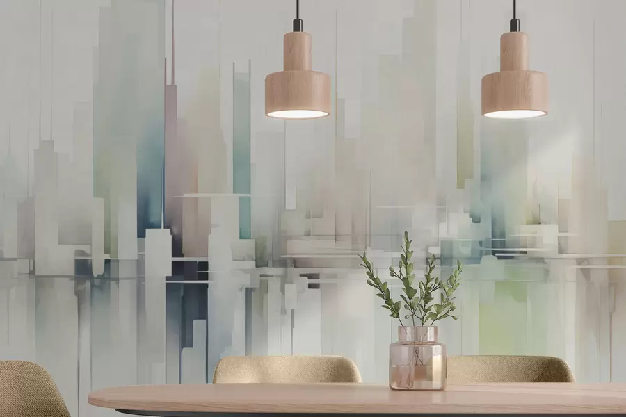 murales Ciudad abstracta w04488