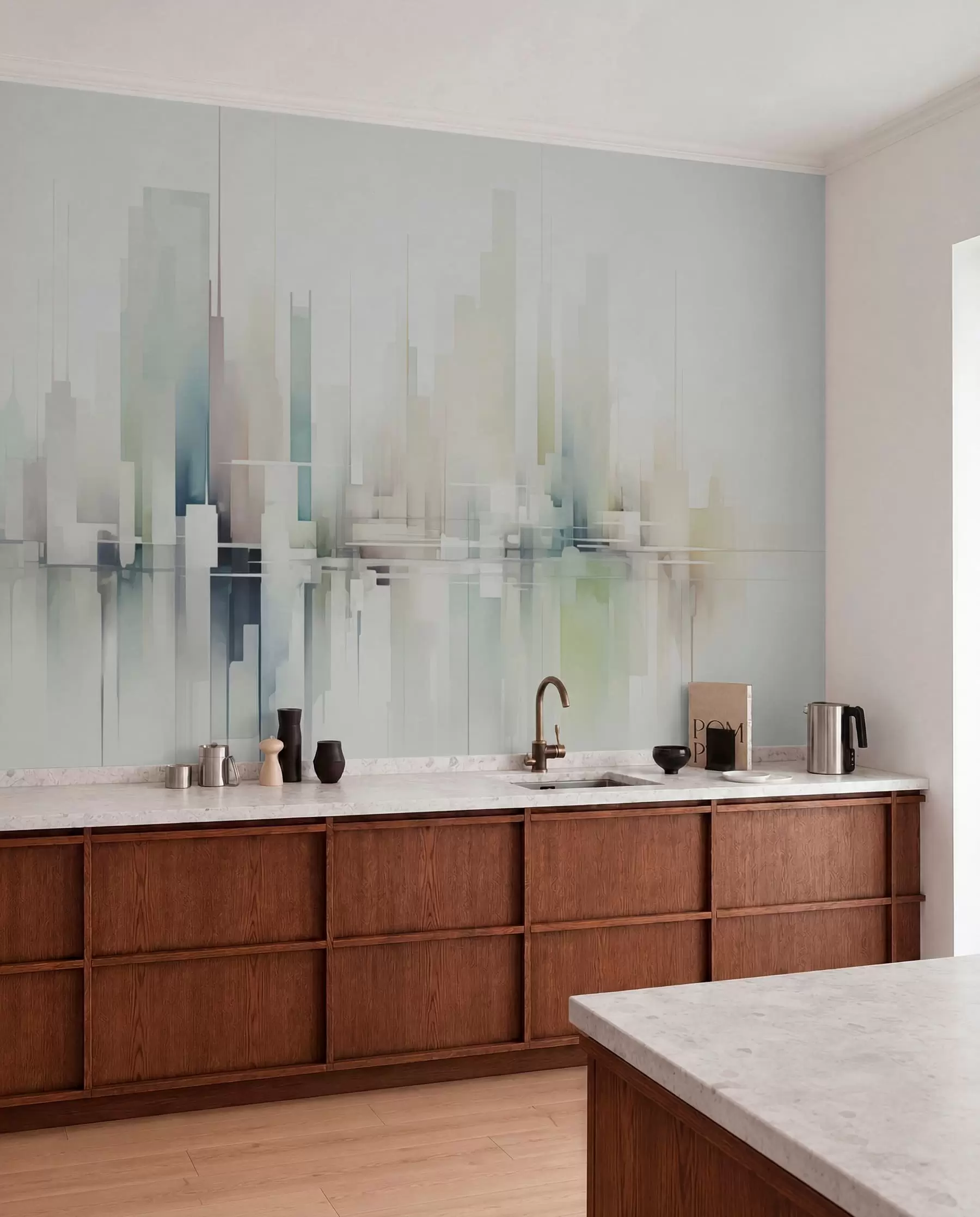 Wall Mural Photo Wallpaper Abstract city w04488