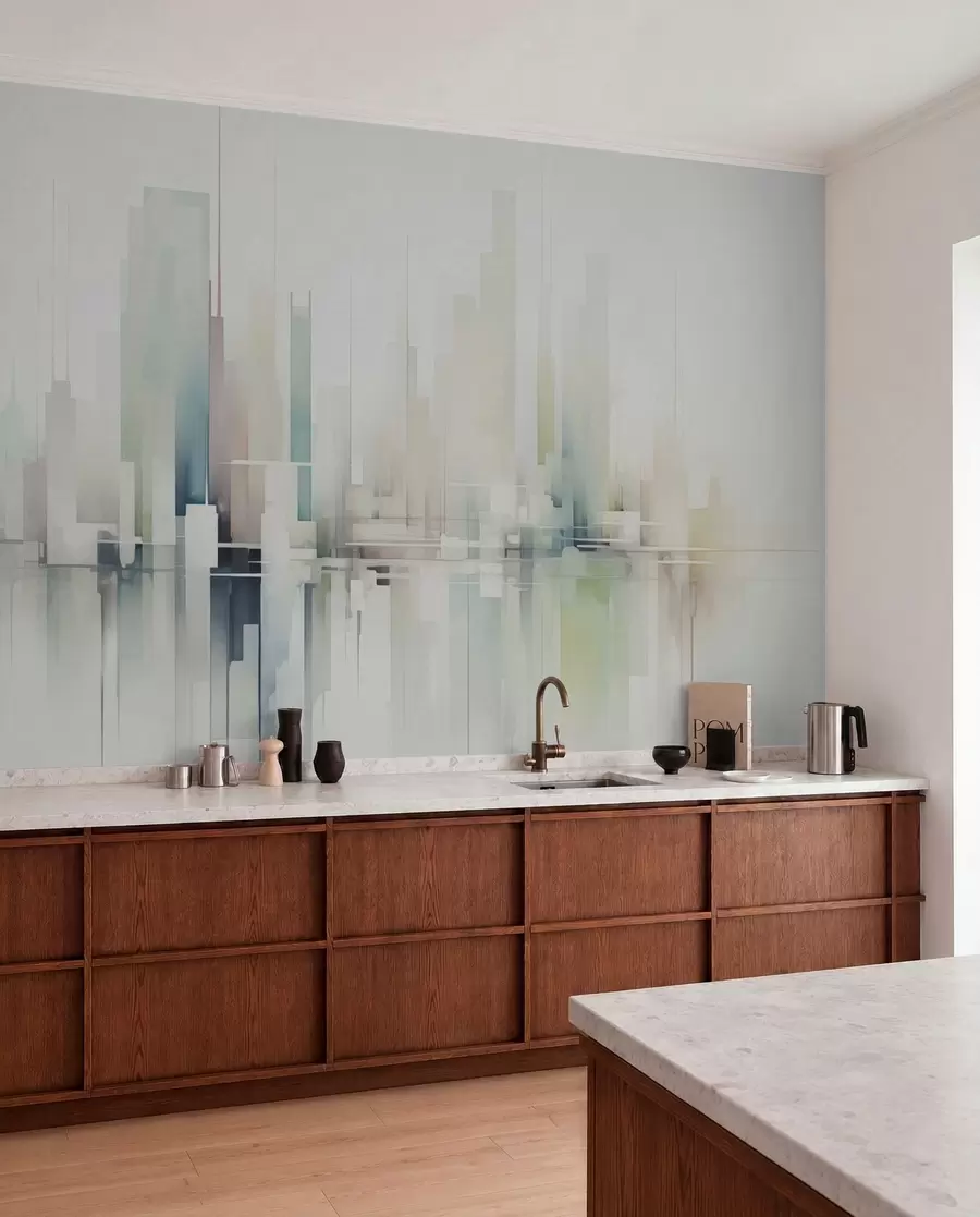 Wall Mural Photo Wallpaper Abstract city w04488
