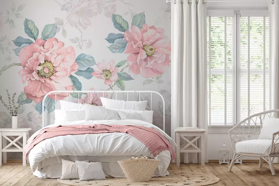 Wall Mural Photo Wallpaper Flowers in bloom w04491v1