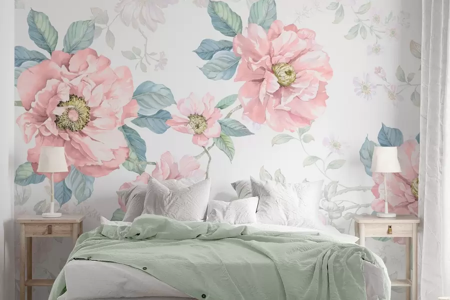 murales Flores en flor w04491v1