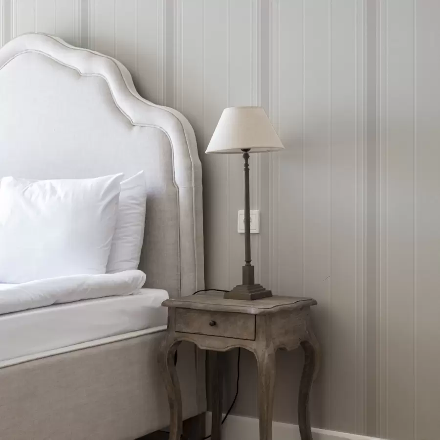 murales Rayas de color beige claro con detalles anchos a00518