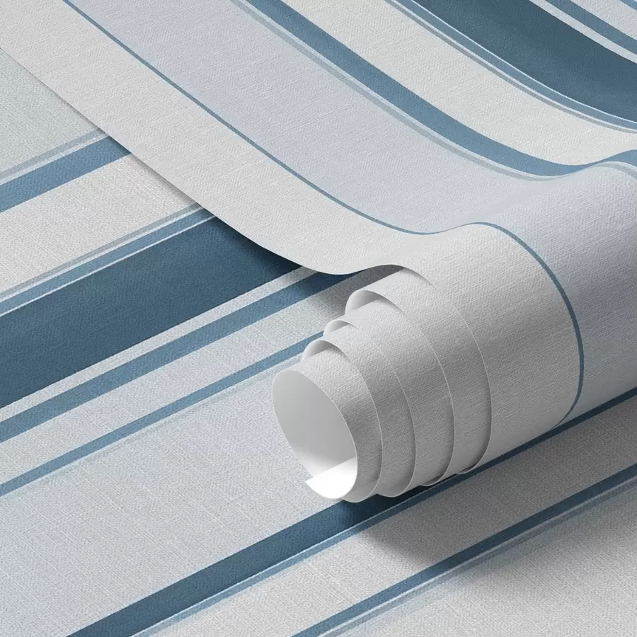 murales Muchas rayas verticales en colores turquesa y azul a00529