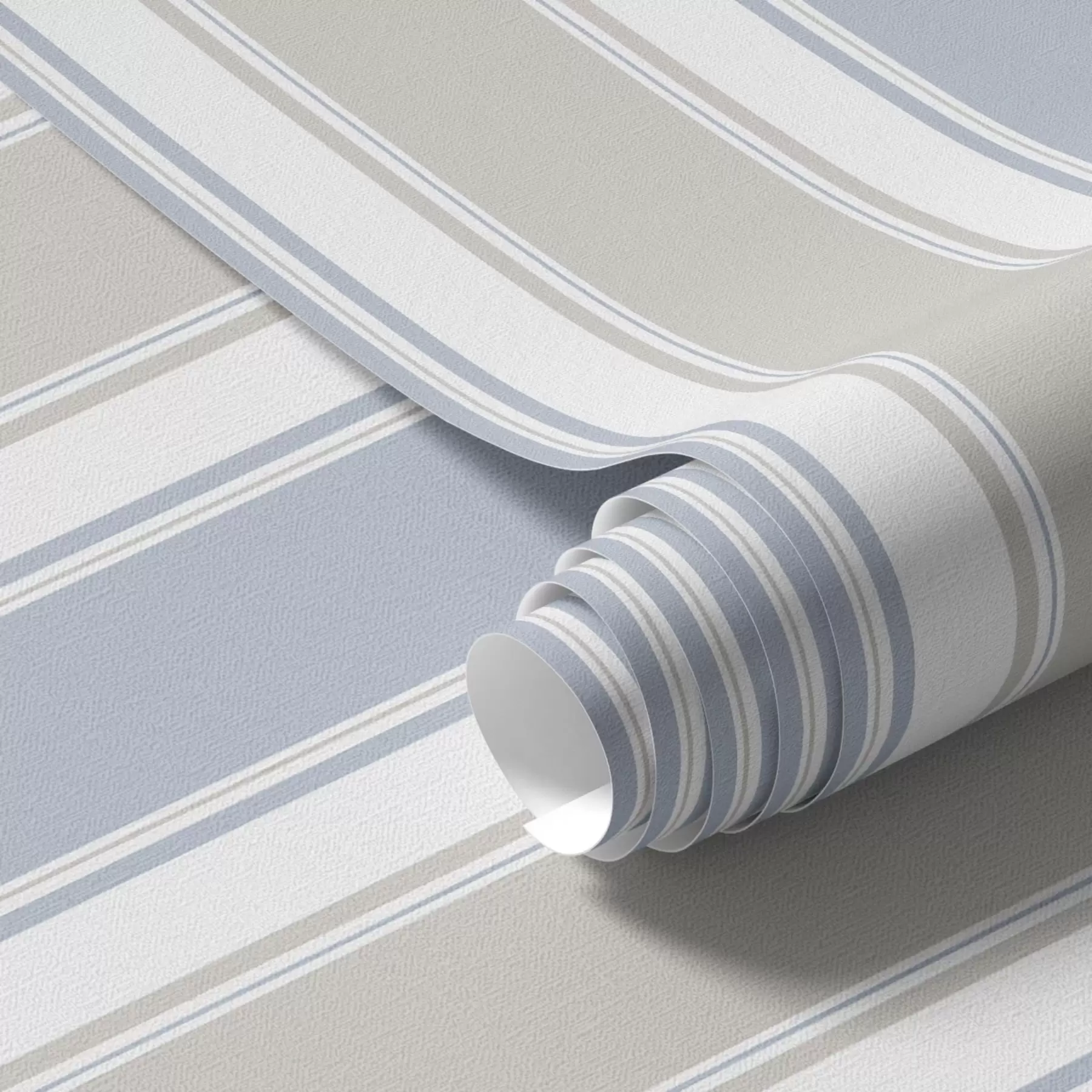 peintures murales Combinaison de larges bandes grises et bleues a00557