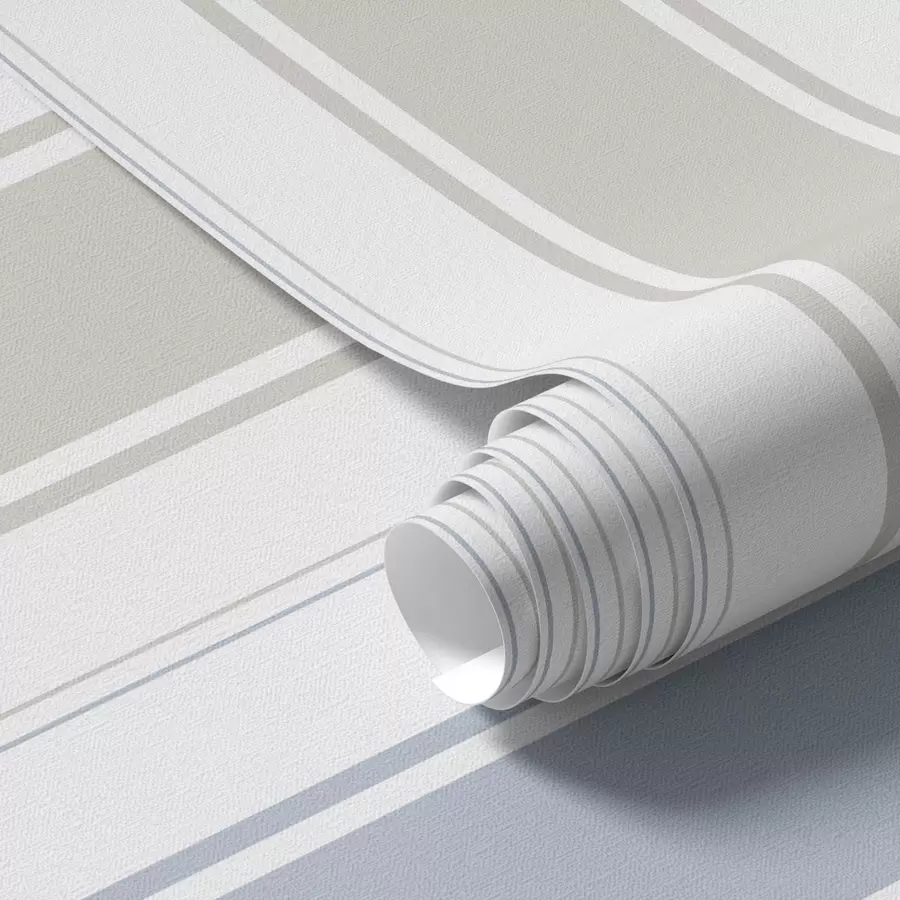 Wall Mural Photo Wallpaper Gray and blue wide stripes on a white background a00558