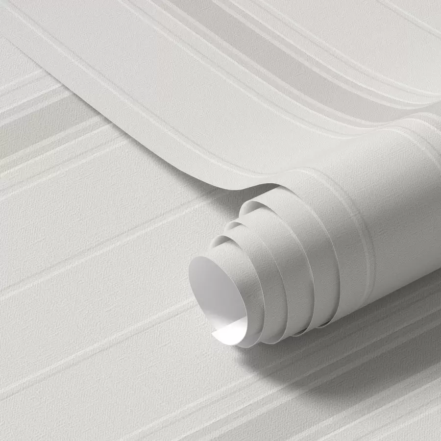 Wall Mural Photo Wallpaper Beige background with thin and medium gray-white stripes a00559