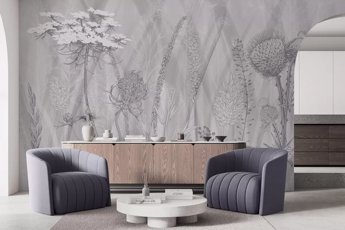 murales Hierbas y herbarios w04473v2