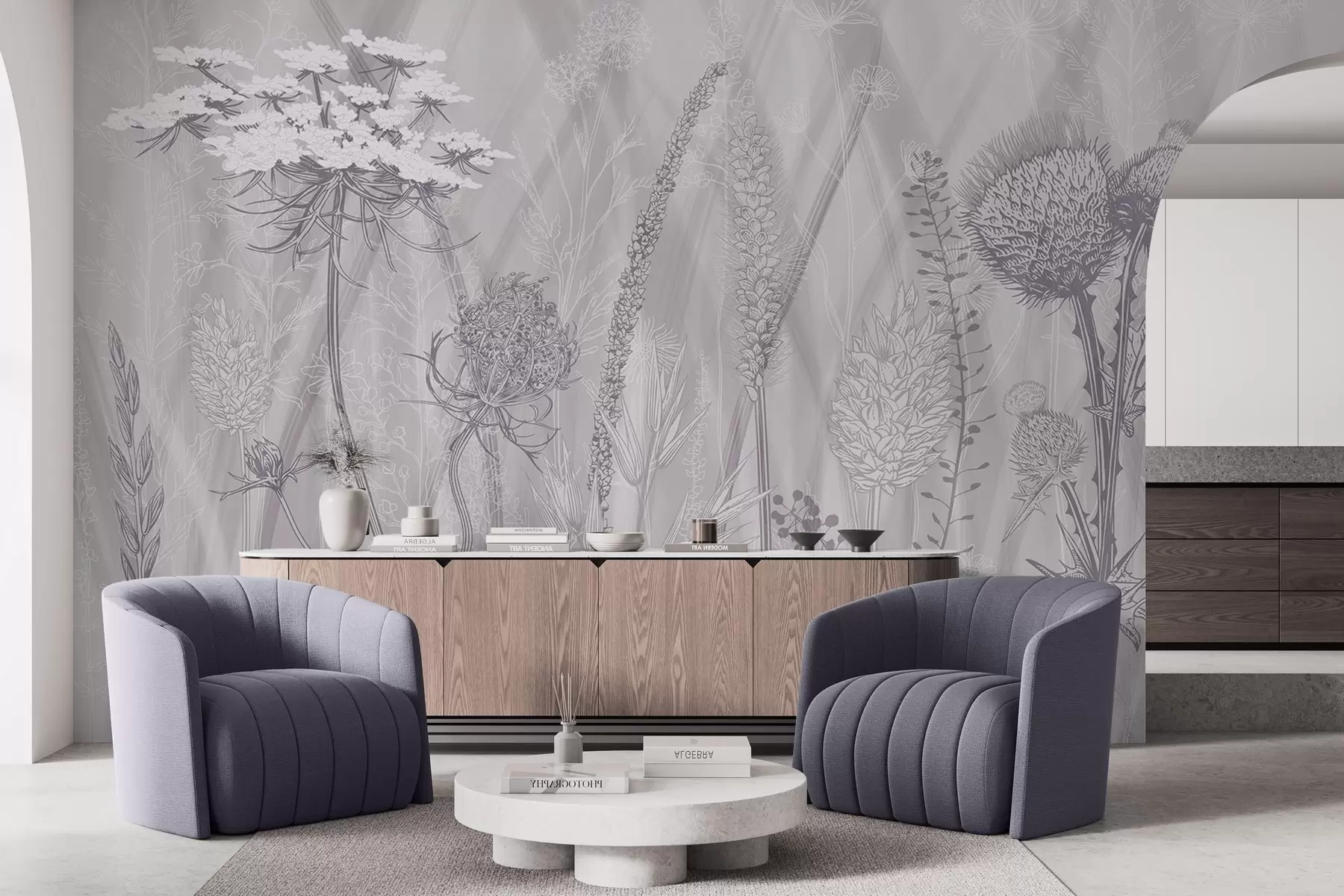 murales Hierbas y herbarios w04473v2