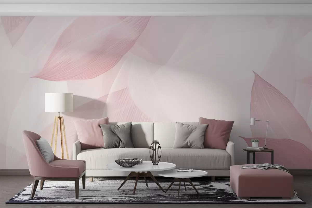 peintures murales Feuilles acérées w04517