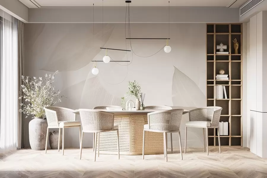 murales Hojas afiladas w04517v1