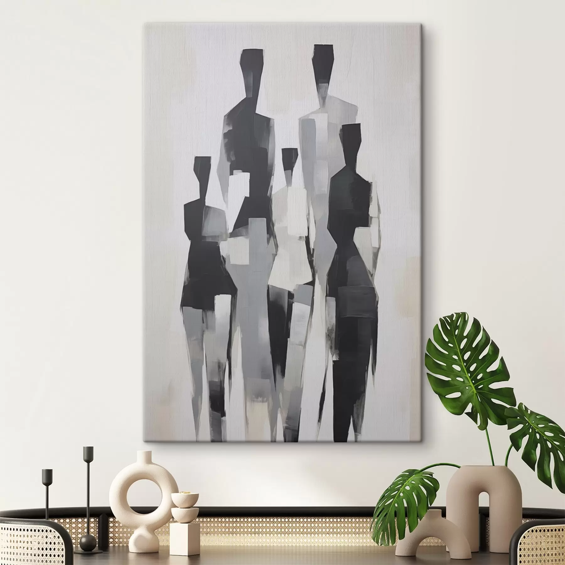 wall murals Abstract silhouettes s45759