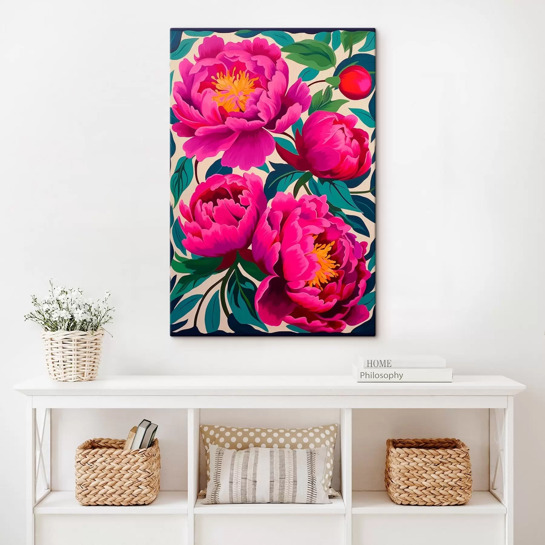 wall murals Peonies close up s45782