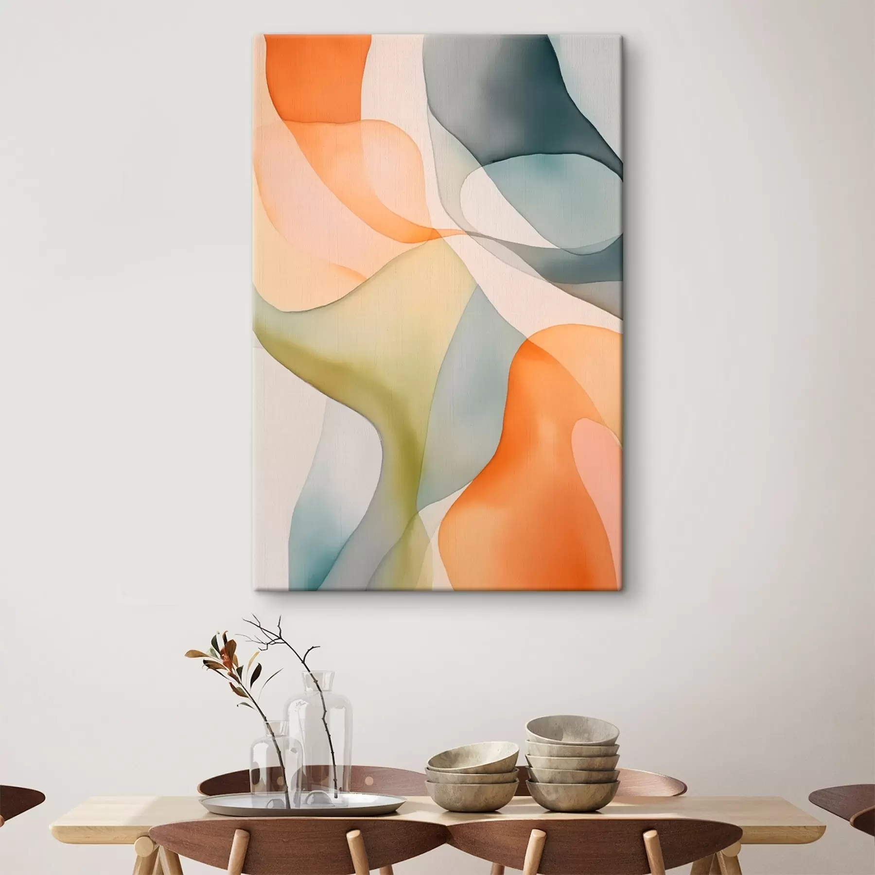 wall murals Abstract waves s45785