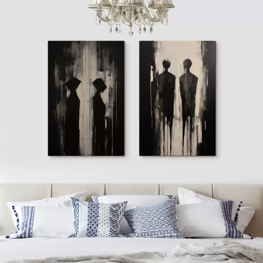 murales Siluetas de personas m00730