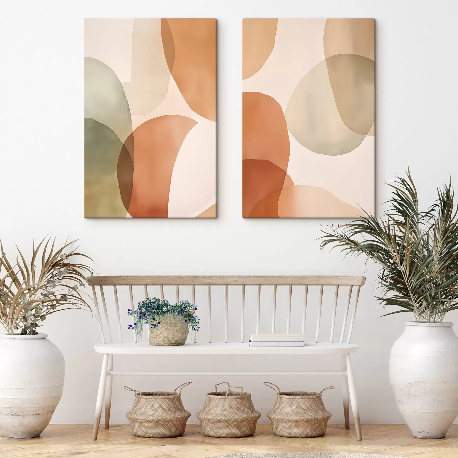 murales Círculos abstractos de colores m00731