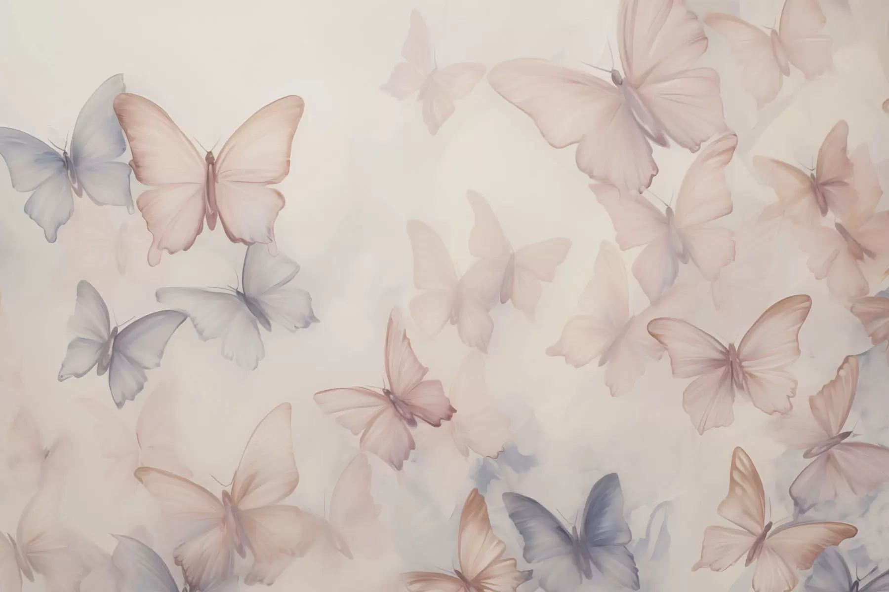Wall Mural Photo Wallpaper Butterflies w04534