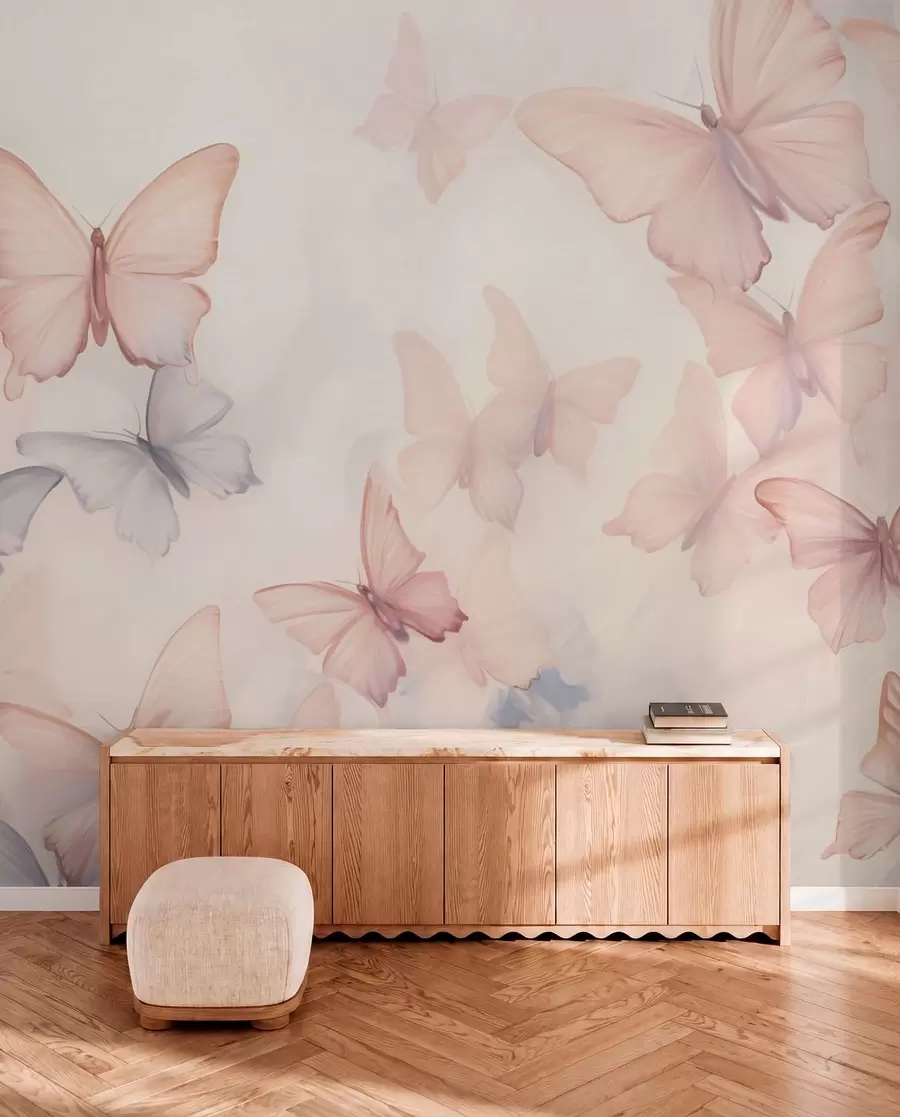 peintures murales Butterflies w04534