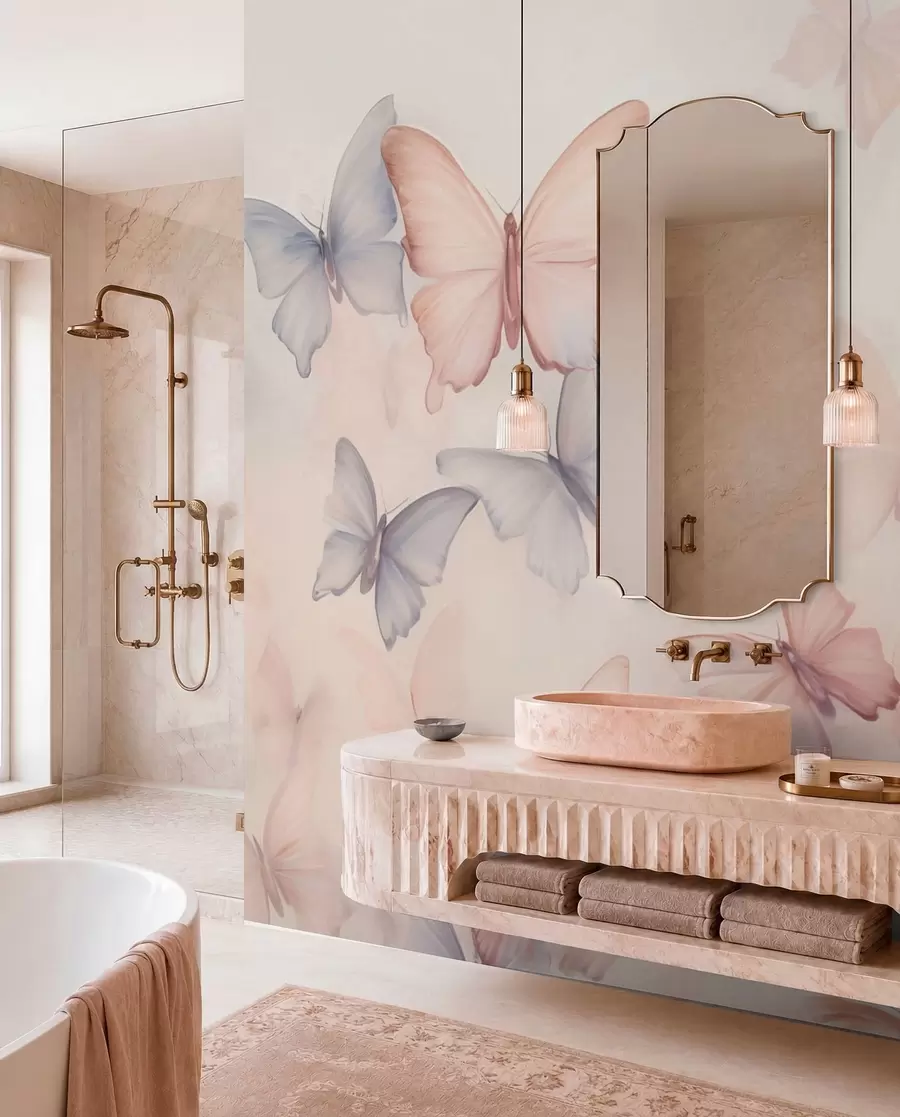 wall murals Butterflies w04534