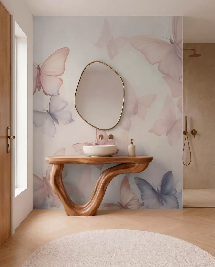 wall murals Butterflies w04534