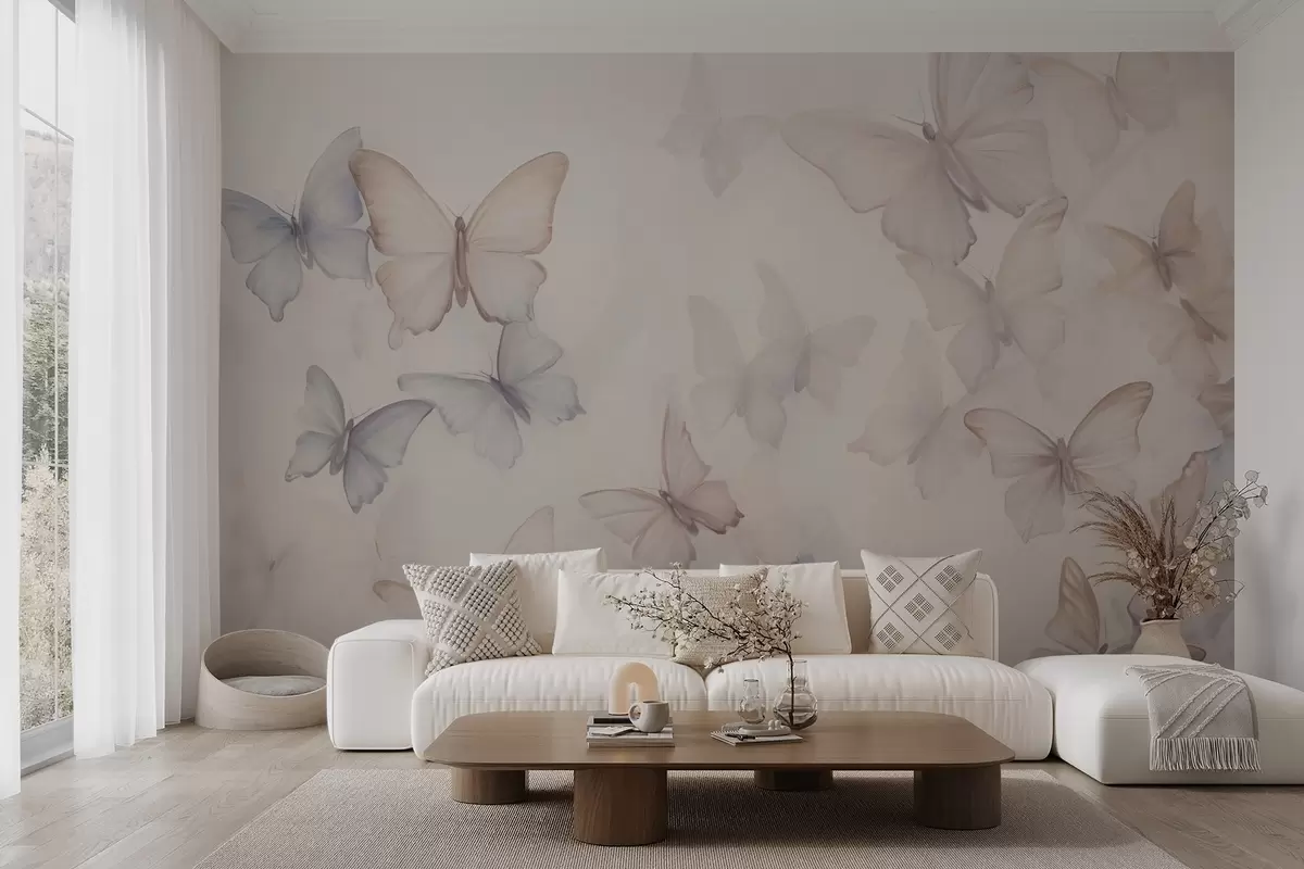 Wall Mural Photo Wallpaper Butterflies w04534v1