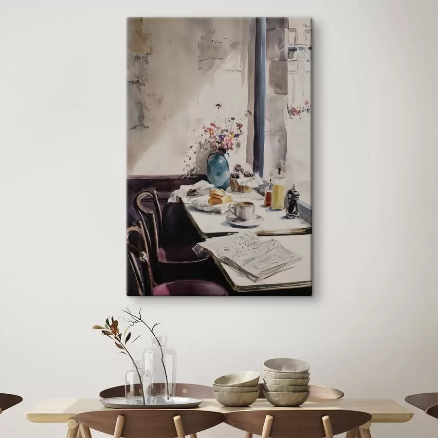 wall murals breakfast in Paris s45726