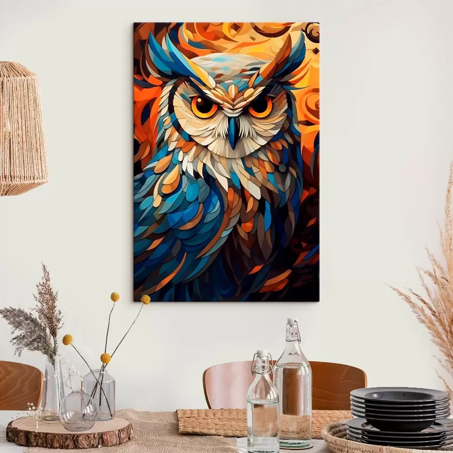 wall murals Abstract owl s45836