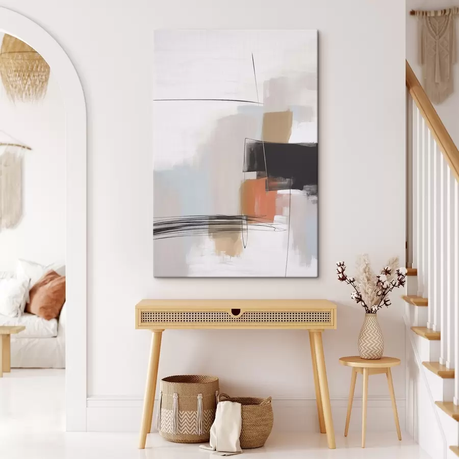 wall murals Abstraction imitation of brush strokes s45919
