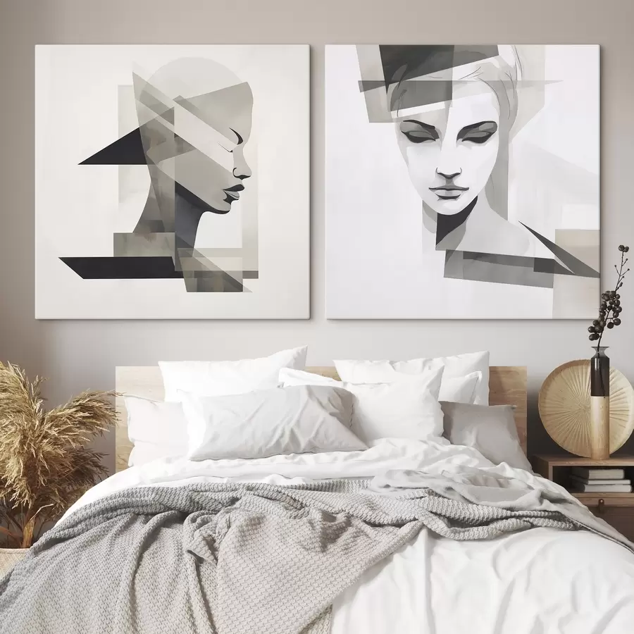 murales Retrato abstracto m00753