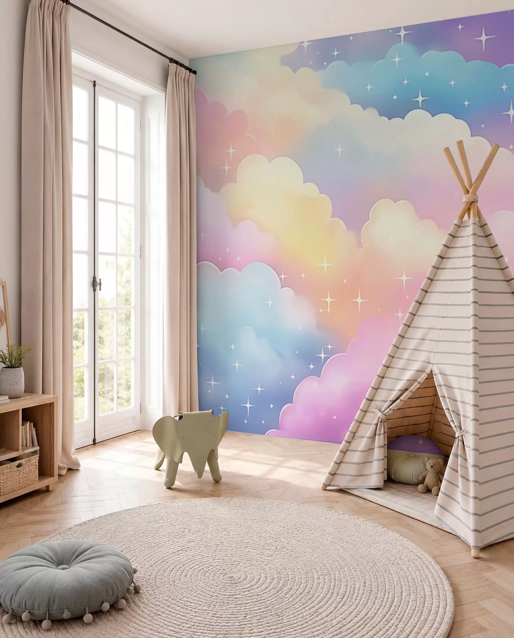 wall murals Candy Cloud Sky w04585