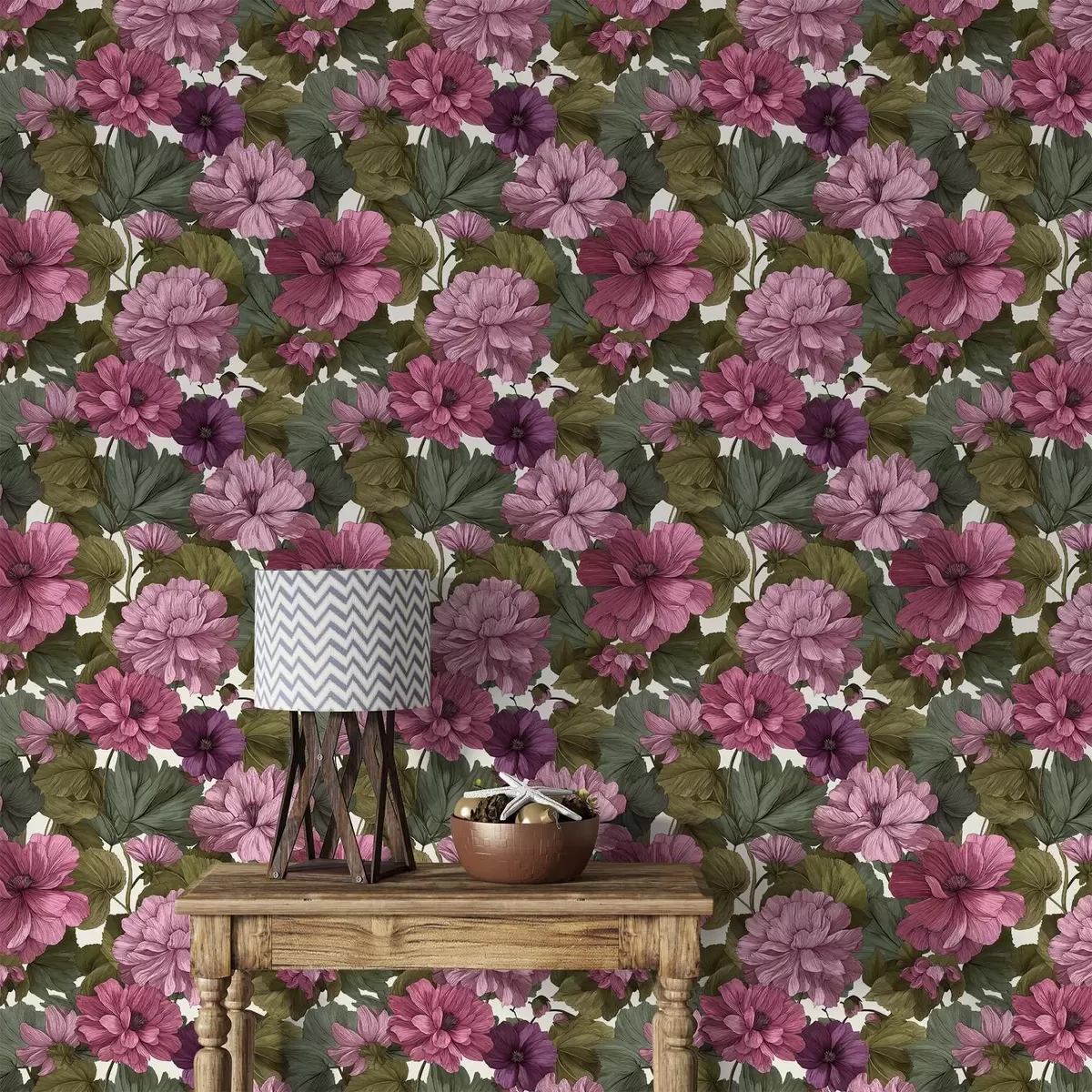 Wallpaper Pink flowers a00541