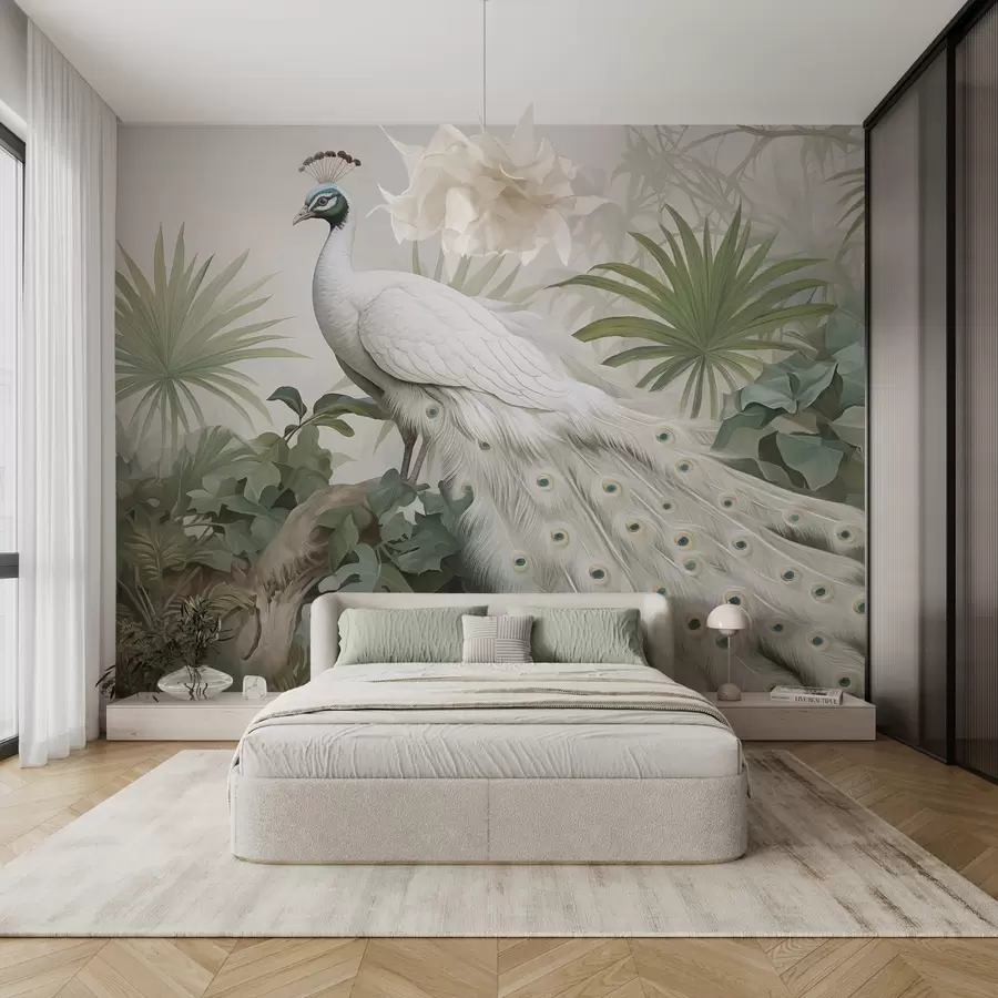 Wall Mural Photo Wallpaper Peacock w04595