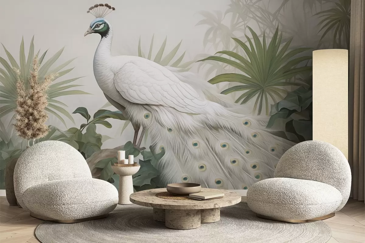 murales Pavo real w04595