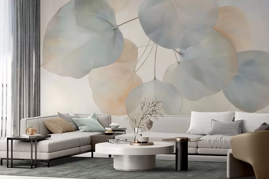 peintures murales Feuilles énormes w04599