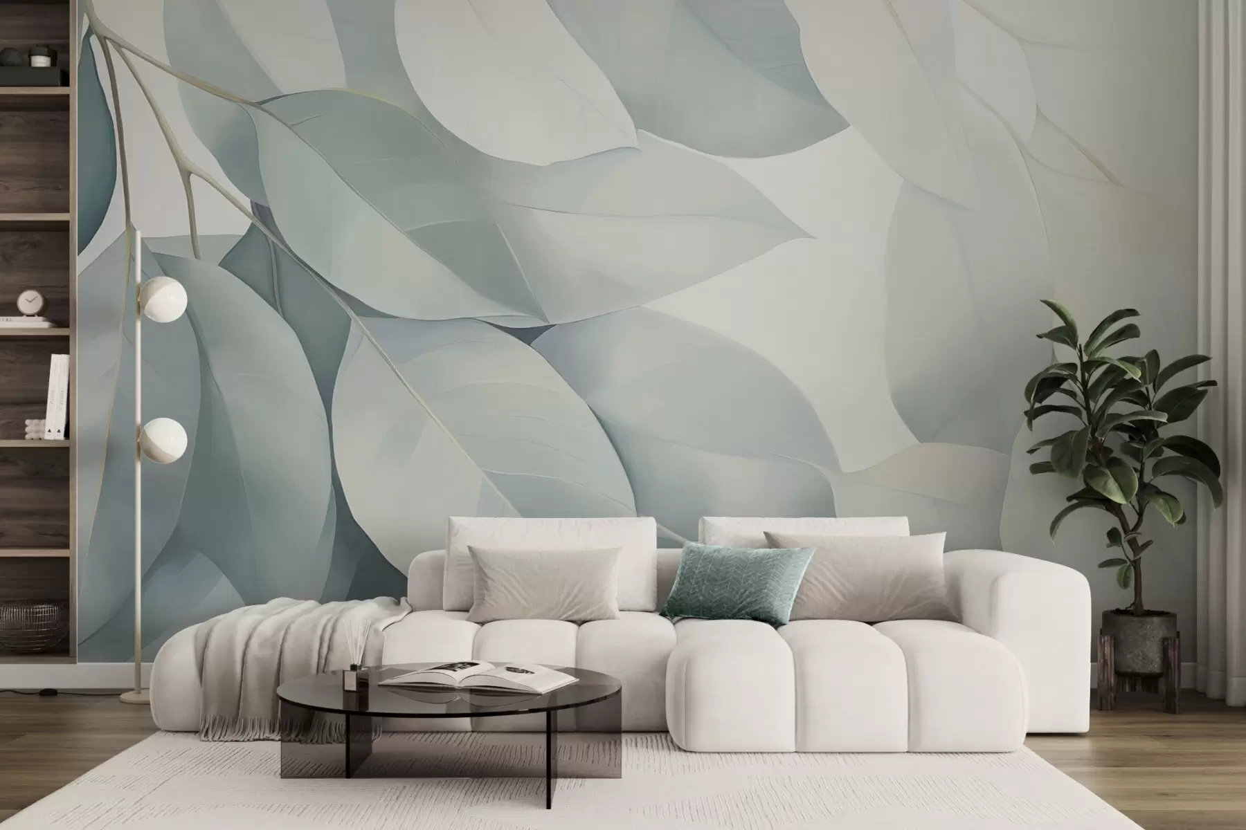 peintures murales Feuillage w04600