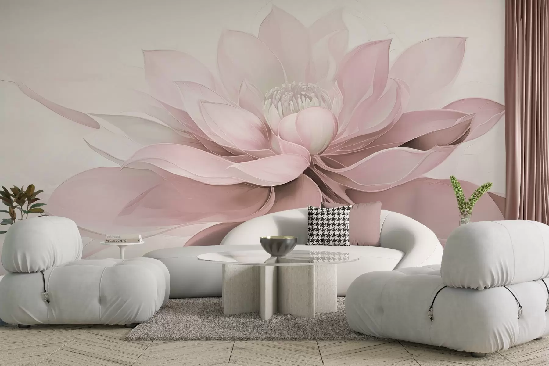 peintures murales Le mystère de la fleur w04563v1