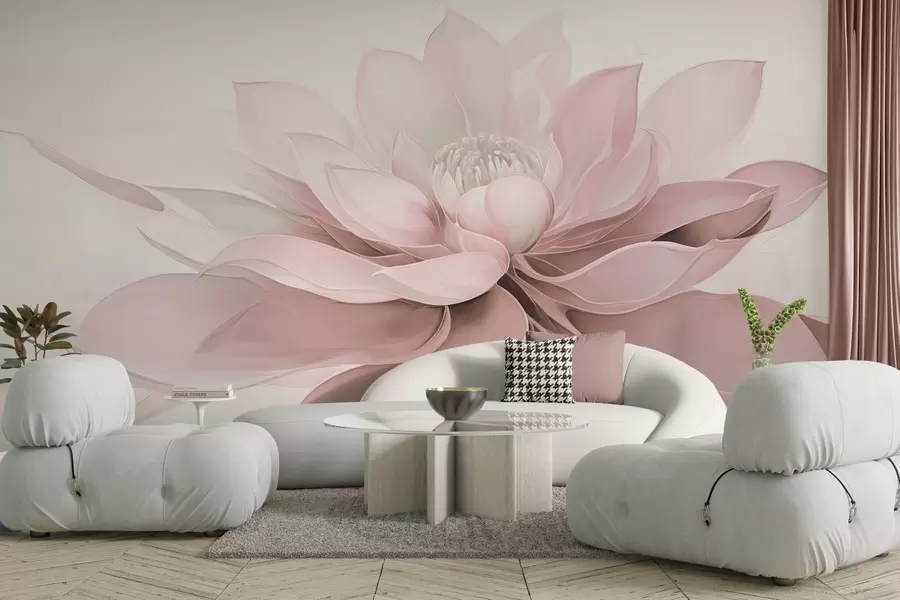 wall murals Mystery of the flower w04563v1