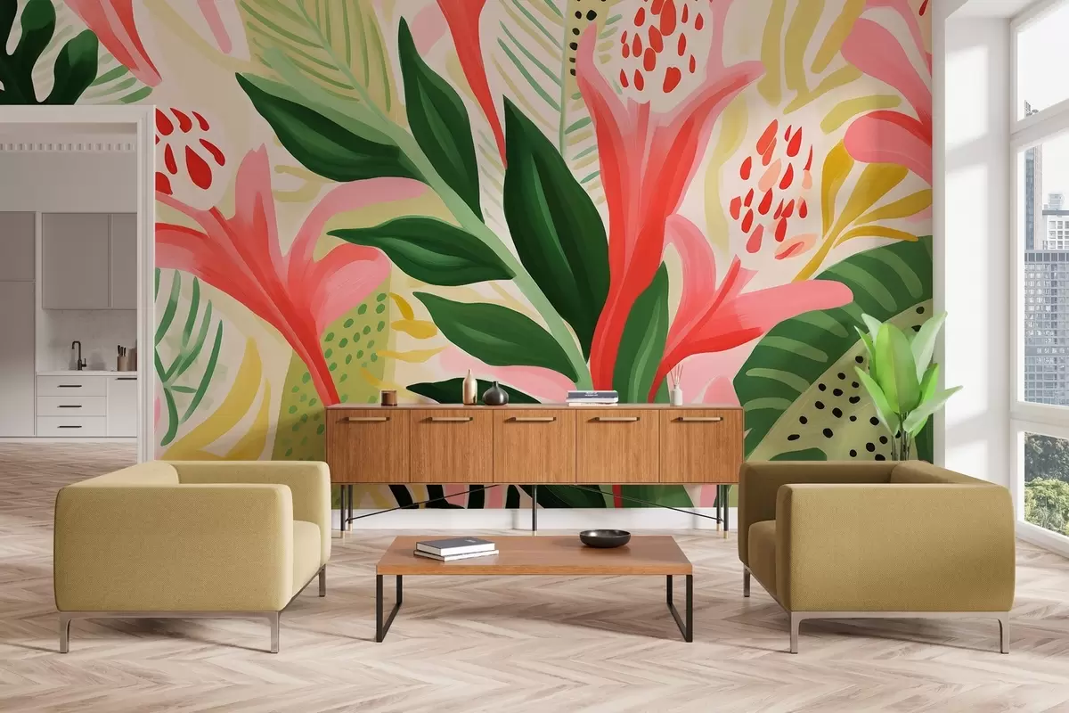 murales Vuelo de colores w04564