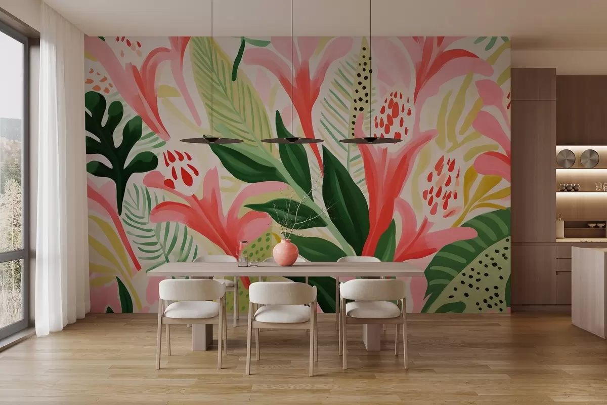 murales Vuelo de colores w04564