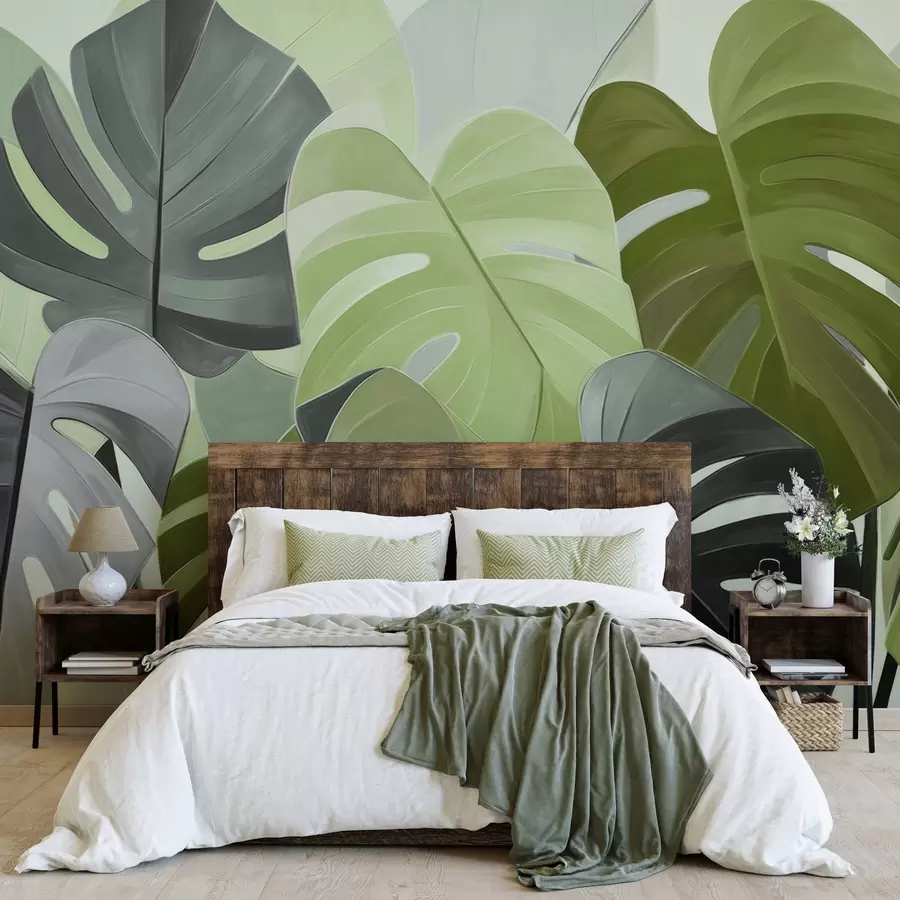 Wall Mural Photo Wallpaper Leafy rhythm w04568v1