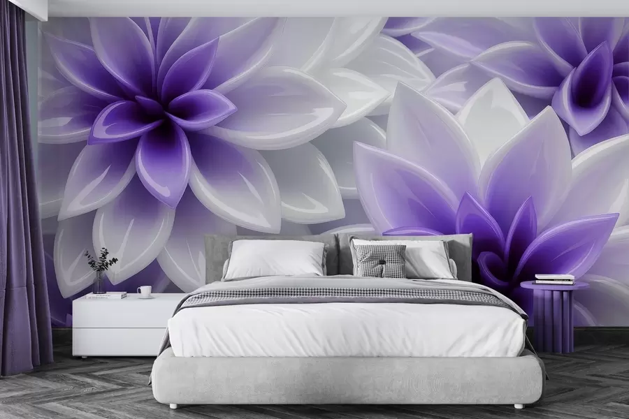 Wall Mural Photo Wallpaper Floral symphony w04571