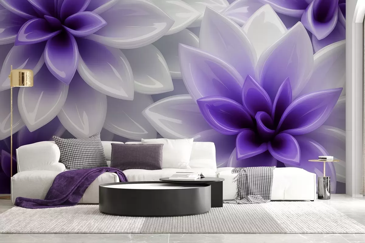 Wall Mural Photo Wallpaper Floral symphony w04571