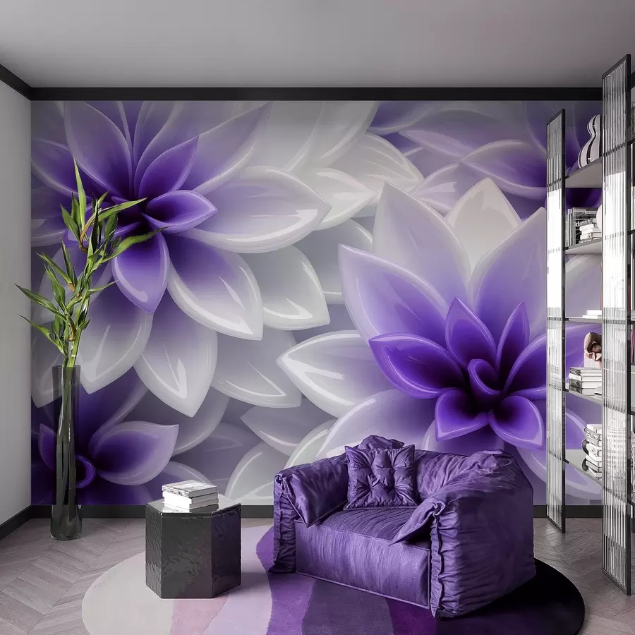 Wall Mural Photo Wallpaper Floral symphony w04571