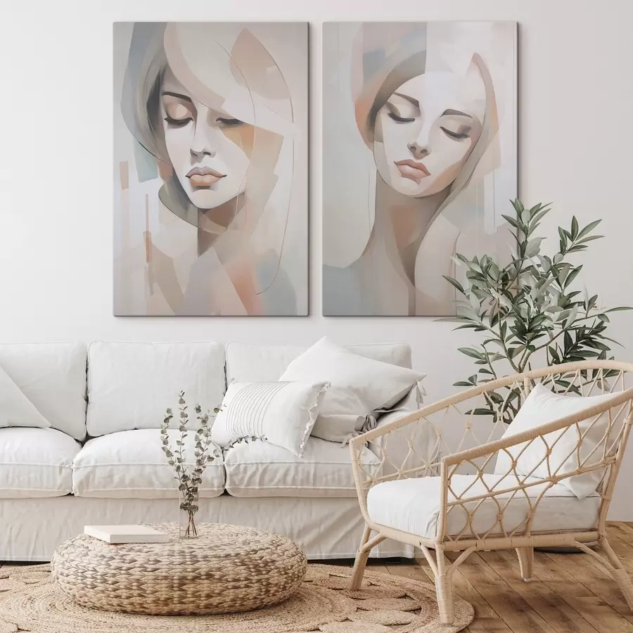 wall murals Abstract portrait of a girl m00768