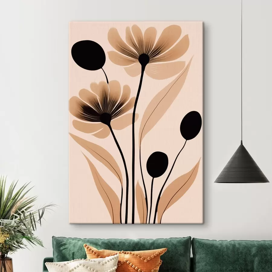 murales flores abstractas s45963